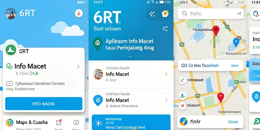 Antarmuka 6RT menampilkan informasi lalu lintas dengan jelas dan informatif.