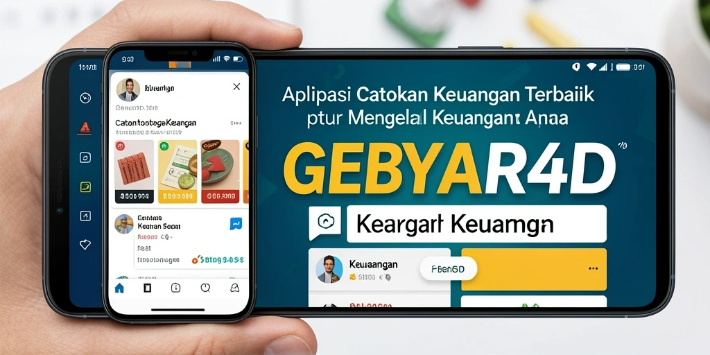 Tampilan antarmuka <strong>GEBYAR4D</strong> yang intuitif untuk catatan keuangan.