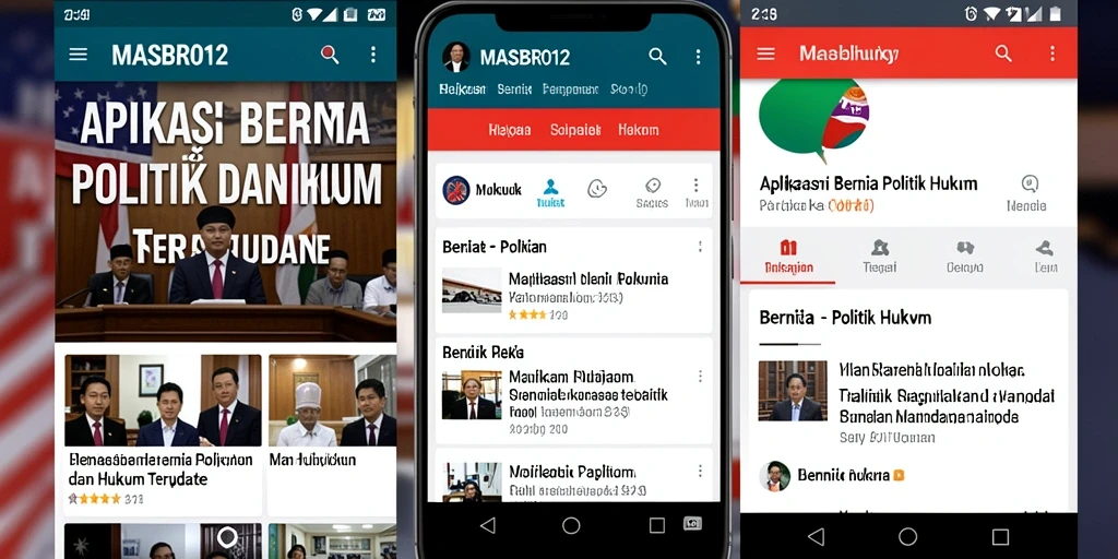 Tampilan antarmuka bersih dan informatif dari MASBRO12.