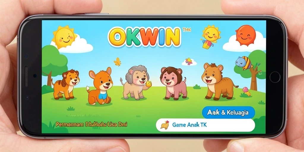 Antarmuka menyenangkan dan intuitif dari aplikasi Game Anak TK.