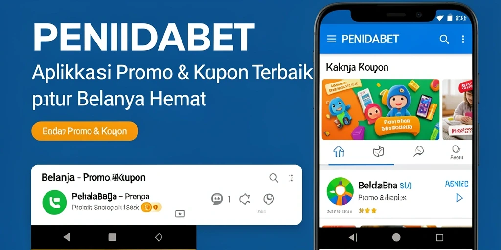 Antarmuka PENIDABET menampilkan kupon dan promo menarik.