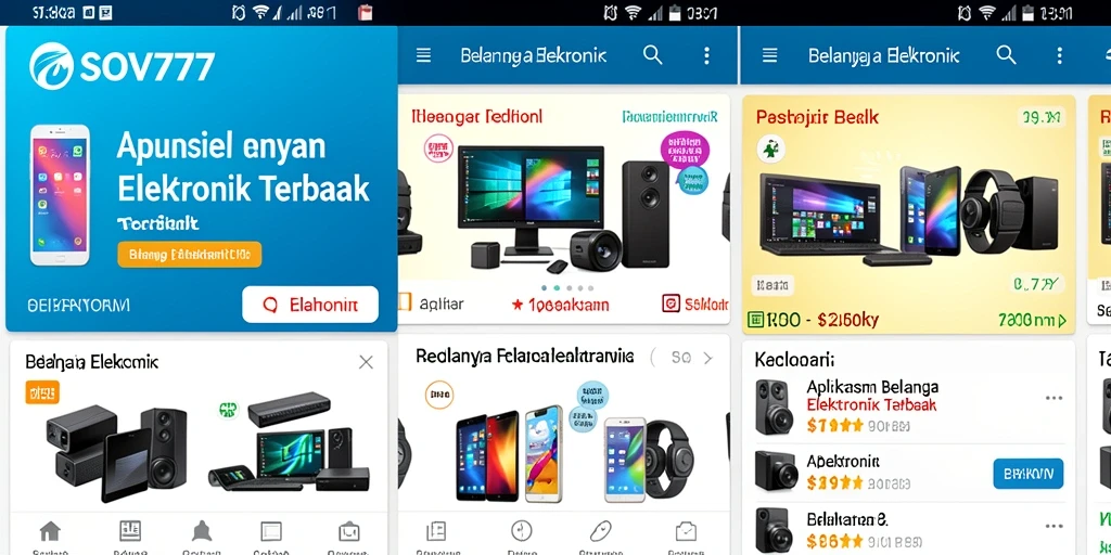 Antarmuka aplikasi SOV777 yang modern dan fungsional.