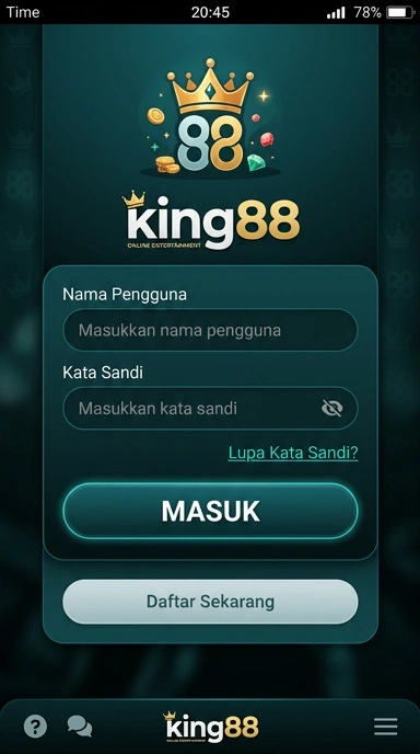 Cara Masuk Akun king88 pada Android